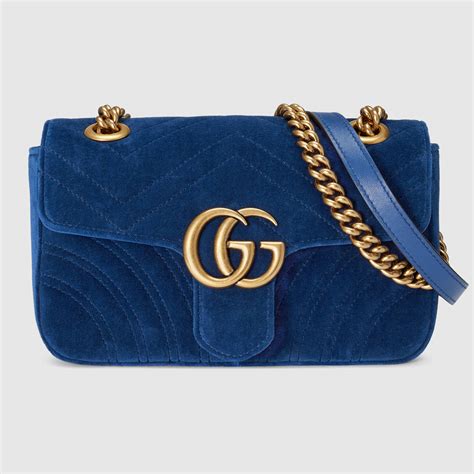 Velvet Chain Shoulder Bag 